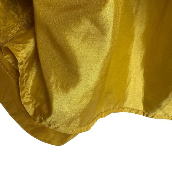 Yoana Baraschi Yellow Silk Sz 10 Sundress Bird & Floral Embroidery Boho Fairy - Picture 12 of 12